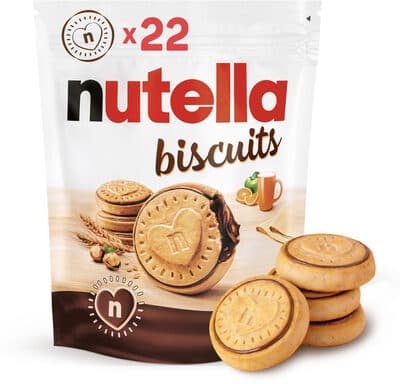 Biscuits NUTELLA Biscuits Noisettes et Cacao x22 - 304g